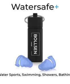 BOLLSEN Watersafe+ Earplugs - Water Sports, Swimming, Showers, Bathing