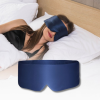 Woman with deep sleep mask and exposed mask
